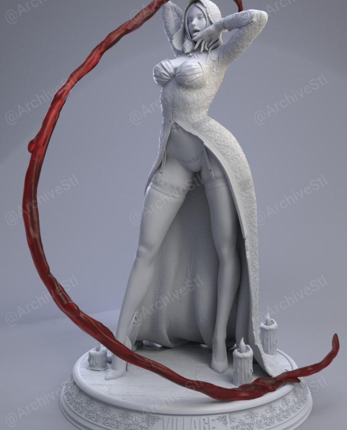 生化危机8  Daniela（丹妮拉） 3D打印图纸